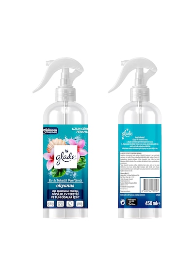 Ev Ve Tekstil Spreyi Okyanus 450 Ml, Leke Bırakmaz Abundance Prosperity