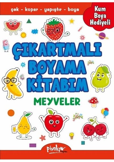 Çıkartmalı Boyama Meyveler