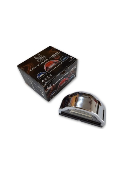 Ahmet Otomotiv 2 Adet Krom Plaka Lambası 12v-24v