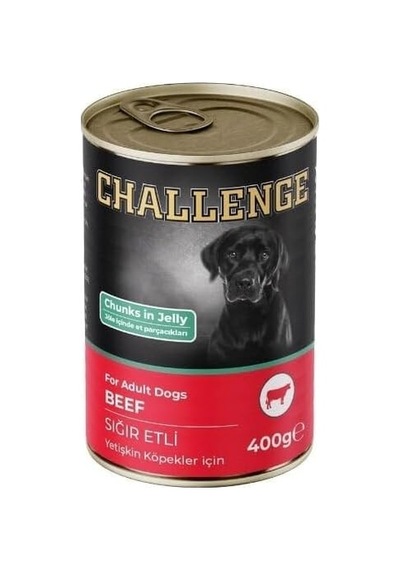 Challenge Konserve Köpek Sığır Etli Pate 400 Gr