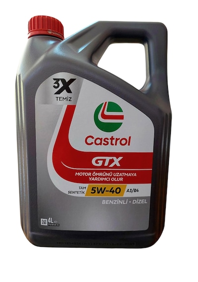 Castrol Gtx 5w-40 Tam Sentetik Motor Yağı 4 L