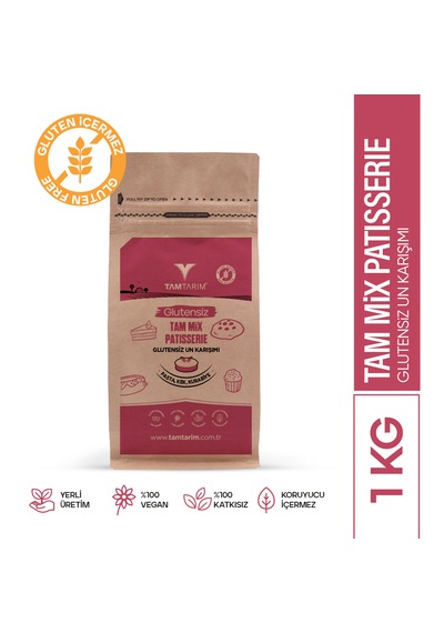 Tam Tarım Tam Mix Patisserie Glutensiz Un Karışımı 1 KG
