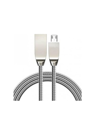 3.1A Micro-Metal Yaylı Usb Hızlı Şarj Kablosu