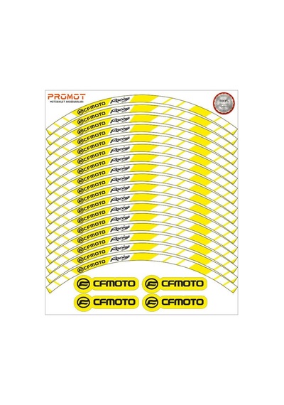 Cf Moto Uyumlu Jant Şeridi Model 7 Diğer