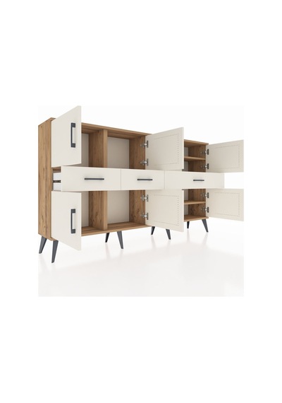 Arges Konsol 5 Raflı 3 Çekmeceli 8 Kapaklı 176x30x99 Çam-aytaşı Aytası - Atlas Çam Arges Konsol 5 Raflı 3 Çekmeceli 8 Kapaklı 176x30x99 Çam-aytaşı Aytası - Atlas Çam
