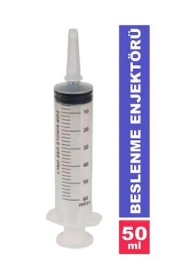 50 Cc Çam Uçlu Beslenme Enjektörü 70 Adet