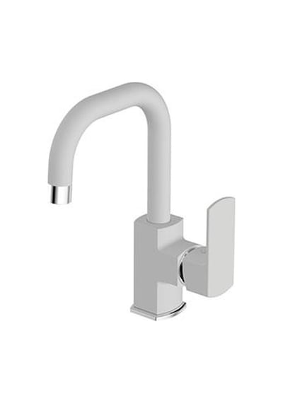 Bien Salvo Kuğu Lavabo Bataryası İpeksi Mat Beyaz