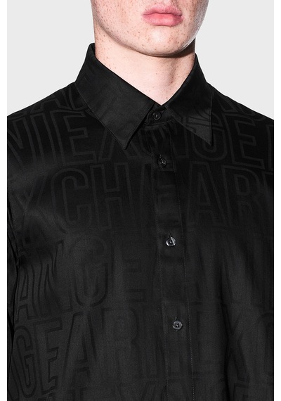 Armani Exchange Logolu % 100 Pamuk Regular Fit Jakarlı Gömlek Erkek Gömlek Xm003244 Af13131 Uc001 Siyah SİYAH Armani Exchange Logolu % 100 Pamuk Regular Fit Jakarlı Gömlek Erkek Gömlek Xm003244 Af13131 Uc001 Siyah SİYAH
