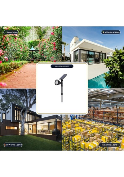 Noas 15w Led Bahçe Armatürü Yeşil - Yl74-1505-s