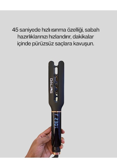 Saç Düzleştirici 30 Saniyede Isınma Hafif Ve Portatif Tasarım Yeni Nesil - Lisinya
