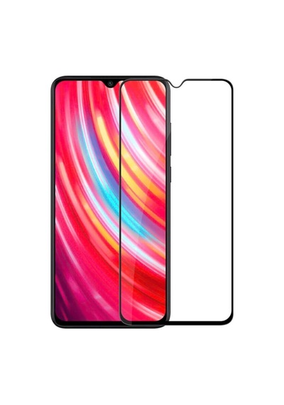 Xiomi Redmı Note 8 Pro Black 5d Tam Kaplayan Kırılmaz Ekran Koruyucu Full Cam