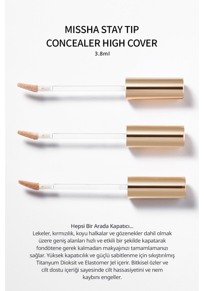 Missha High Cover Stay Tip Concealer 21N Vanilla