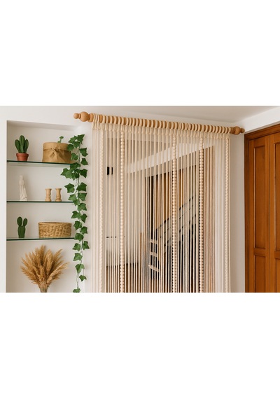 Makrome Çubuğu Ham Ahşap 100 Cm. Uzunluk 10 Mm. Çap 3 Adet