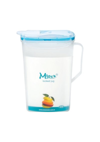 Moonstar Kilitli Koku Geçirmez Sürahi 2 Litre Su-808