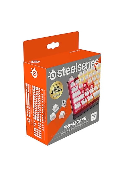 Steelseries Prismcaps Uk Tuş Dizilimi Oyun Klavye Tuşu Beyaz