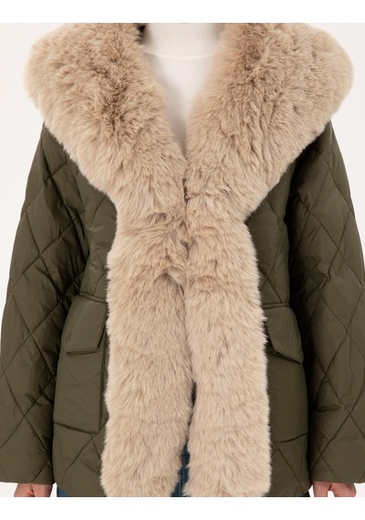 Pierre Cardin Kadın Haki Mont 50290325-vr027 Haki