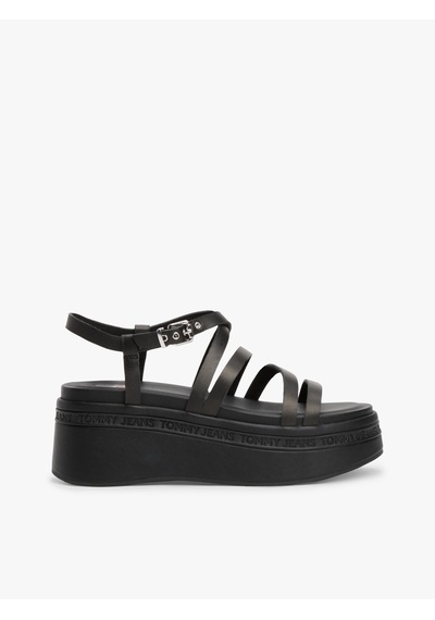 Tommy Hilfiger Kadın Siyah Sandalet En0en02756 Bds