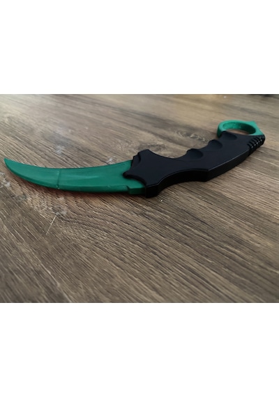 Riva Self 3d Baskı Farklı Renkler Taktiksel Parmak Halkalı Hobi Ve Dekoratif Maket - 16 Cm Yeşil
