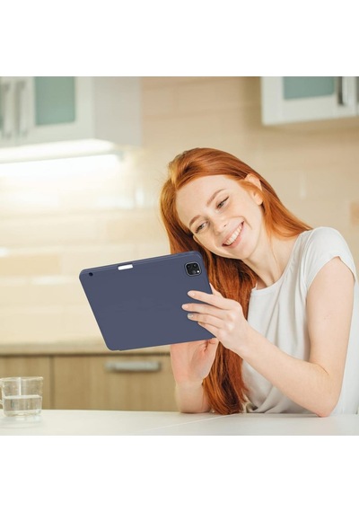 Apple Uyumlu iPad Pro 11inç M2 2024 Kılıf Pen Charge Kalem Bölmeli A2836 A2837 A3006