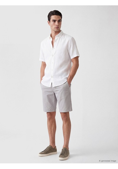 Lcwaıkıkı Classic Gri Regular Fit Gabardin Erkek Şort