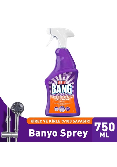 Cillit Bang Banyo Kir ve Kireç Sökücü Sprey 750 ML