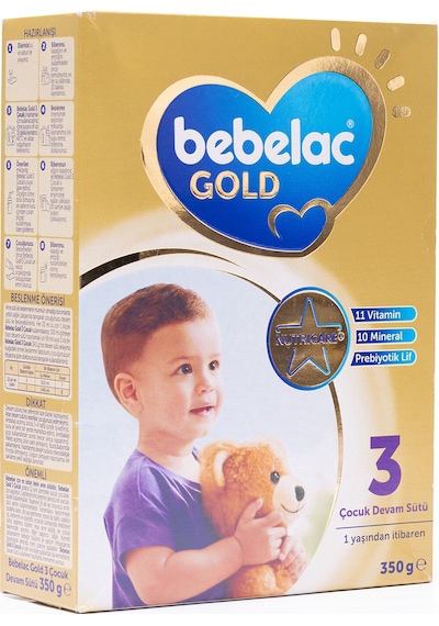 Bebelac Gold 3 Çocuk Devam Sütü 350 G 5 Adet