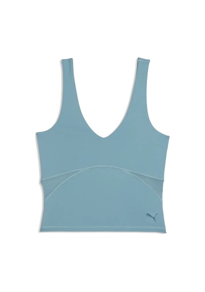 Puma W Puma Shape Fashion Tank Baltic Sea Blu Kadın Yeşil T-shirt & Polo