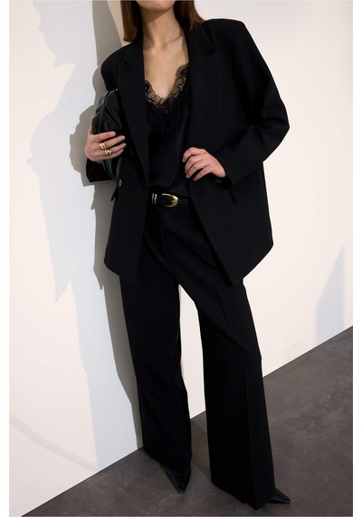 Defacto Oversize Blazer Ceket G9099ax26spbk81 Siyah-bk81