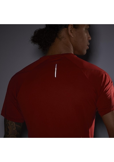 Salomon Cross Run Erkek Koşu Tişört Red Dahlıa Lc2138800 Kırmızı