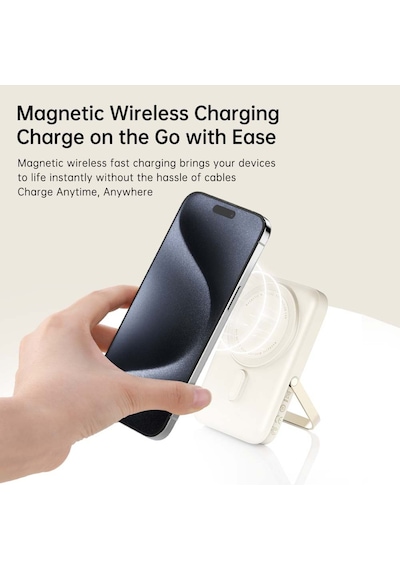 P20 Se 10.000 Mah Pd 20w Standlı Magsafe Powerbank Bej