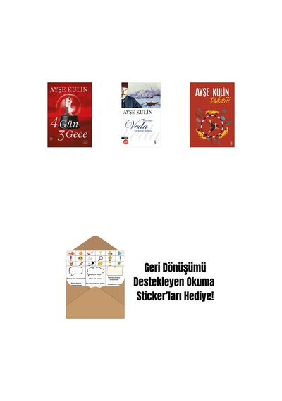 4 Gün 3 Gece + Veda Midi Boy + Taksiii + Okuma Sticker'ları