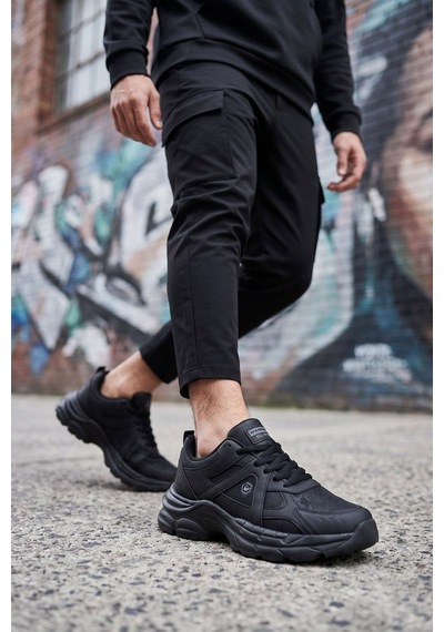 Elit Asens4338 Erkek Klasik Sneaker Siyah
