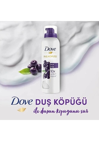Dove Açai Yağı Duş Köpüğü 200 Ml X 2 Adet PKT.DOVE.040 Diğer
