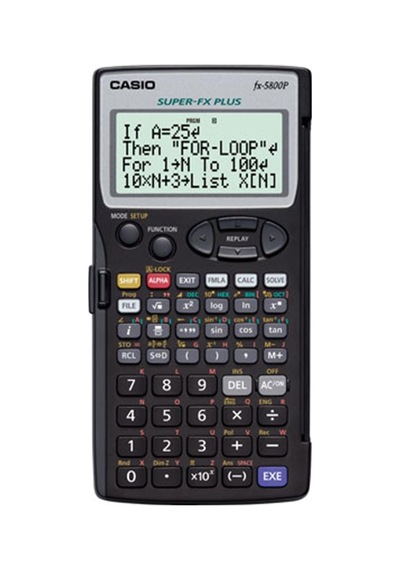Casio Fx-5800p Programlanabilir Bilimsel Fonksiyonlu Hesap Makinesi Beyaz