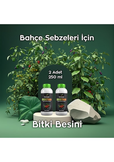 Bostan İkili 250 Ml 2 Adet Bahçe Sebzeleri Ve Hobi Bahçeciliği İçin Doğal Lezzet Ve Yüksek Verim 250 ML