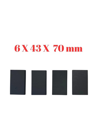 Bartech Kuru Süt Sağım Makinesi Kömür Paleti 6.00 43 70 Mm 4 Adet