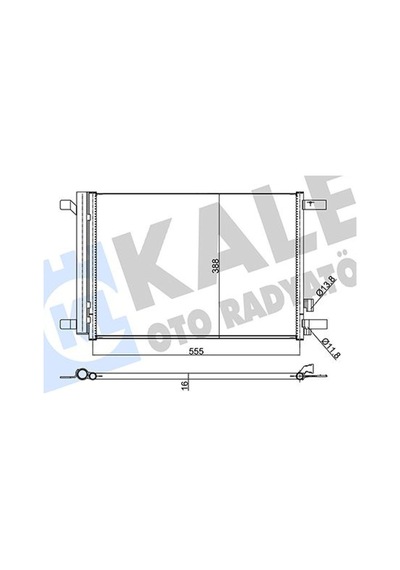 Klima - 636 - Radyatörü - Dpmıx-hb - Golf7-passat-a3-leon 2013