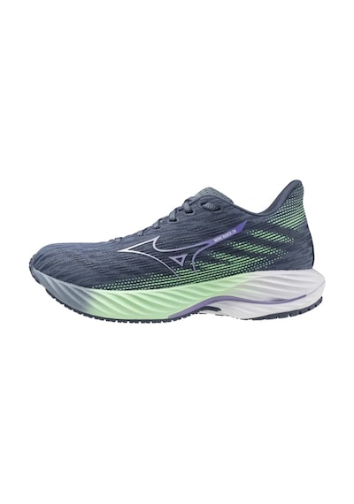 Mizuno Wave Rider 28 Kadın Koşu Ayakkabısı Siyah / Yeşil Çok Renkli