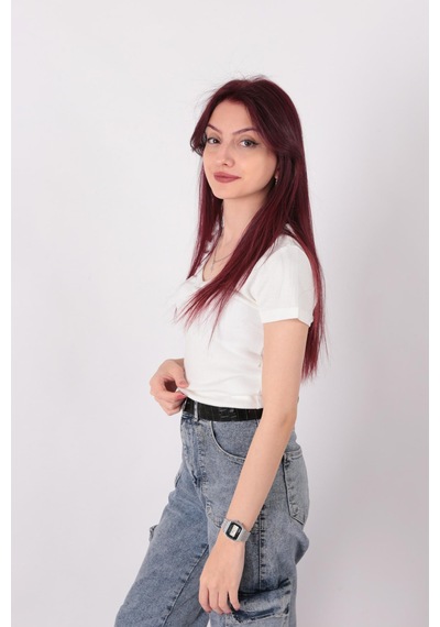 Busem S0016727 Kadın Bluz Ekru