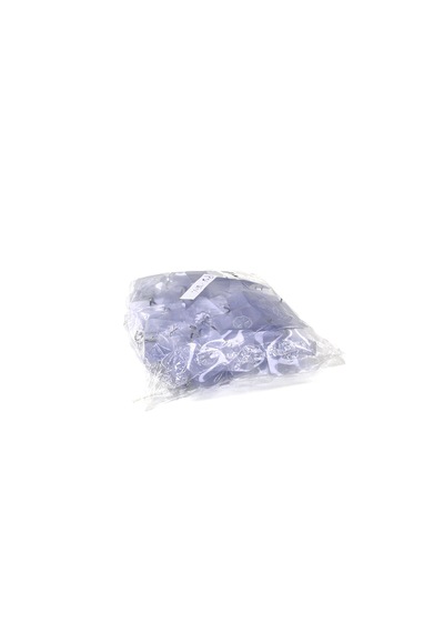 Askı 10pcs Tekli Metal Uçlu Mika Kristal Pls. Tabanlı Şeffaf Pvc Yapışkanlı Montaj &