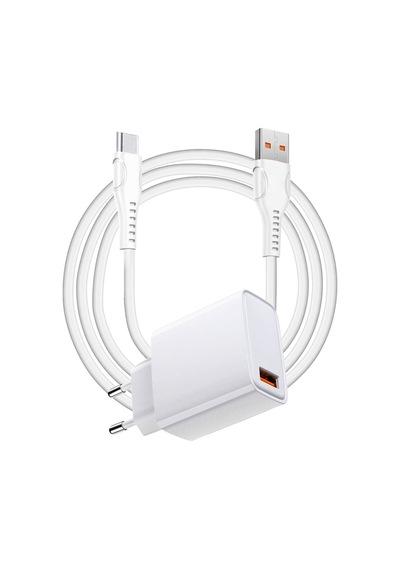 Tonex 20w 4a Usb-a To Type-c Kablolu Şarj Aleti Beyaz