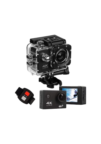 Aksiyon Kamerası Wi-Fi KS503 4K Ultra HD 170 Derece 32 Gb