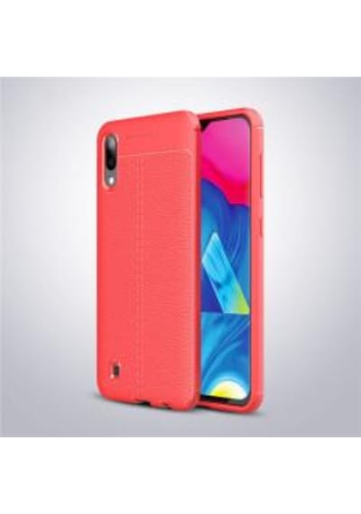Galaxy M10 Kılıf Zore Niss Deri Desenli Silikon Kılııf