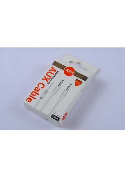 Mytell Universal Mikrofonlu 3.5 Mm-3.5 Mm Aux Baglanti Kablosu Siyah A Kalite