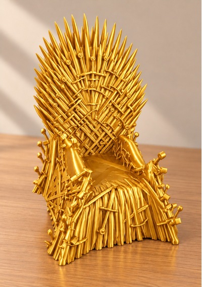 Game Of Thrones Ps5 Gamepad Stand - Metalik Altın