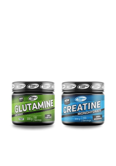 Creatine Monohydrate 300 Gr / Glutamine 300 Gr Aromasız