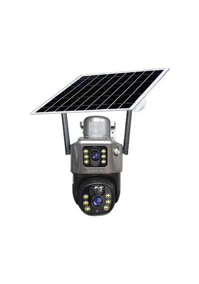3 Mp + 3 Mp Çift Lens Solar Tf Kart Girişli 4g Kamera Çok Renkli