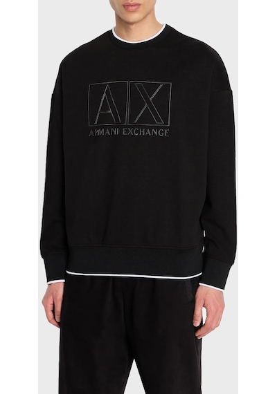 Armani Exchange Erkek Sweat 6rzmhj Zjdjz 1200 Siyah
