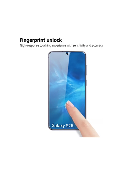 Samsung Galaxy S26 İle Uyumlu Ekran Koruyucu Şeffaf Temperli Kırılmaz Cam Ekran Koruyucu 3 Adet