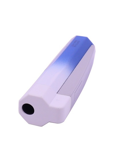 Metal Tek Torch Jet Alev Puro Çakmağı - Beyaz/lacivert Beyaz